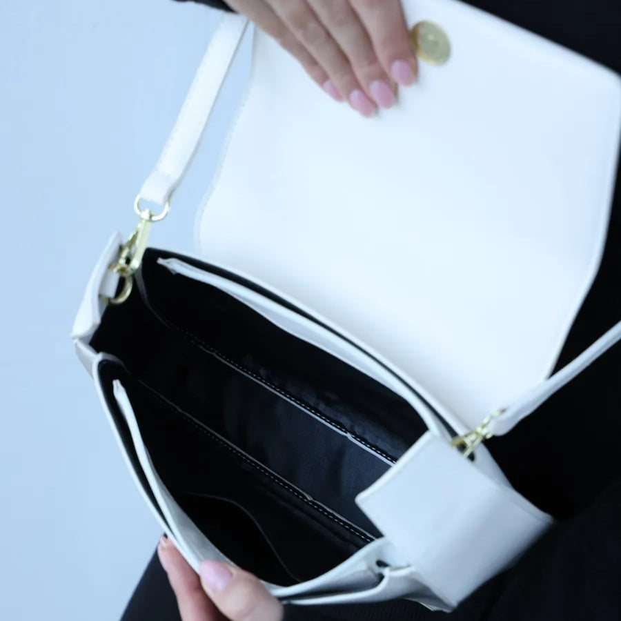 Bolsa Feminina Vintage Milena Branca