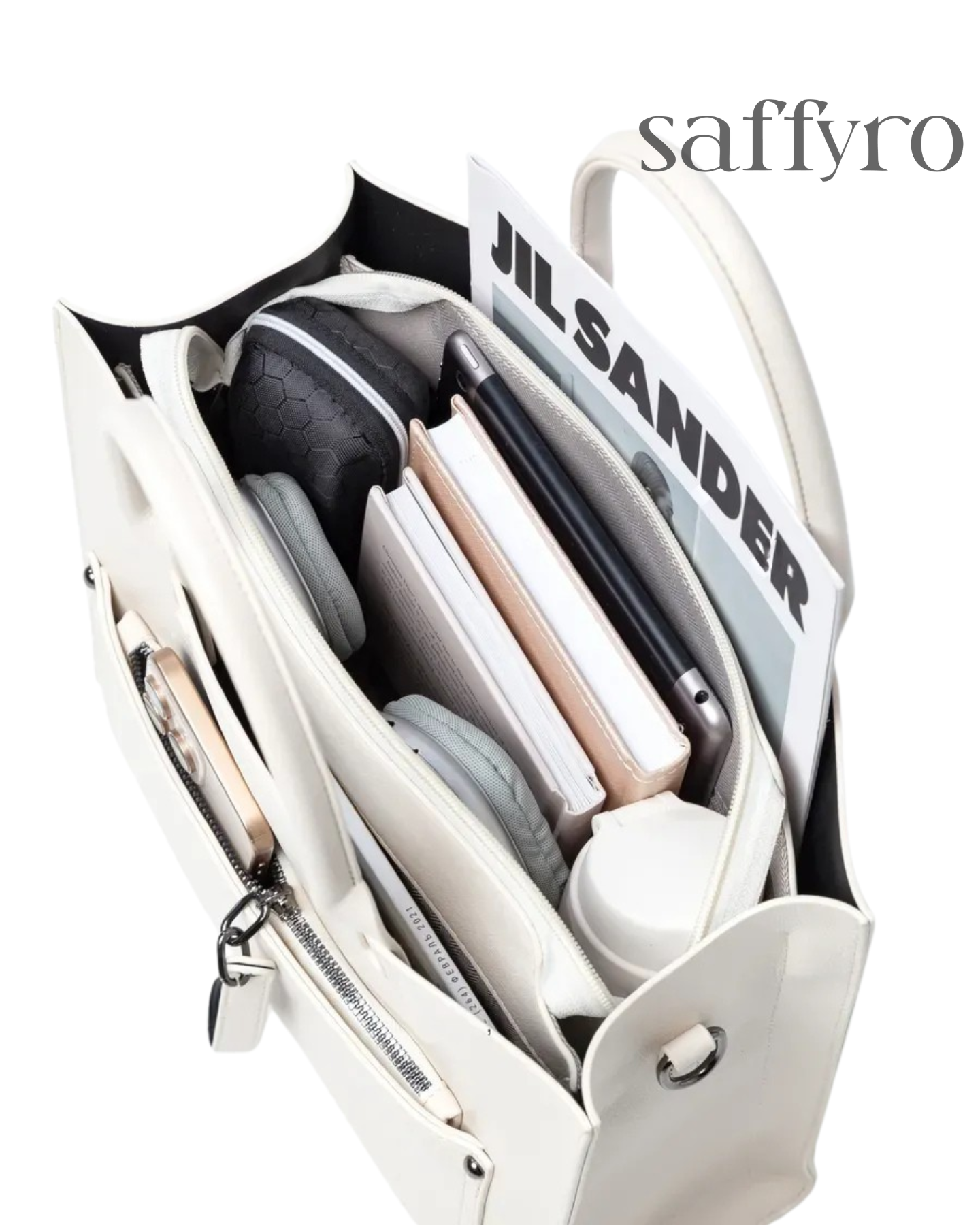 Bolsa Feminina em Couro Bege Claire