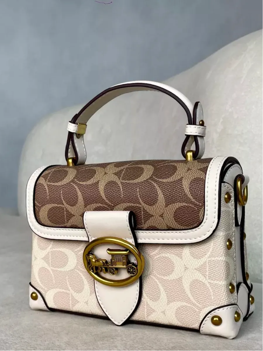 Bolsa Feminina de Luxo Couro Genuíno Scarlet