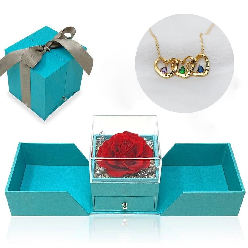 Colar Amor de Mãe Personalizável com + Corações