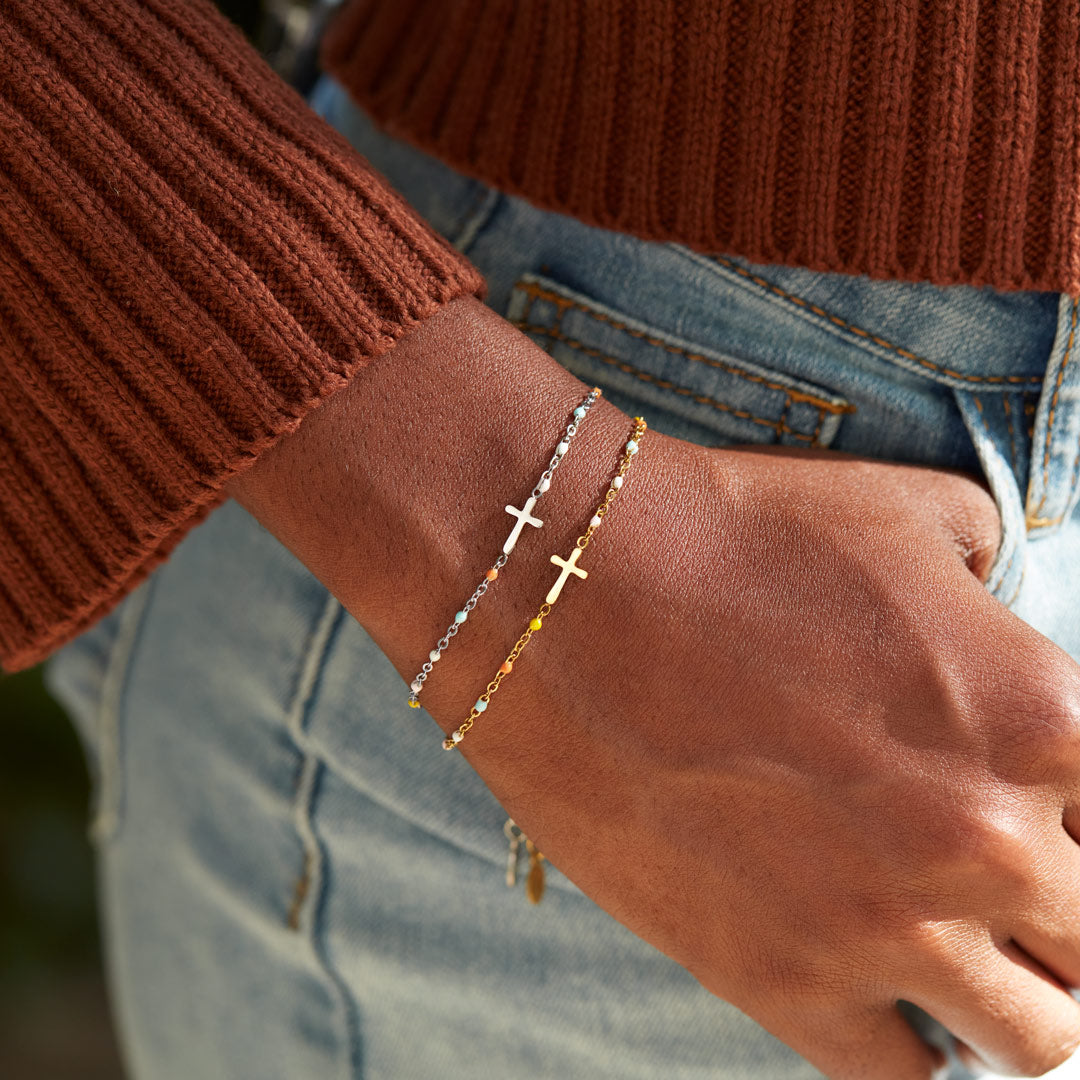 Pulseira Feminina Cruz