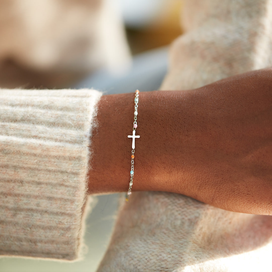 Pulseira Feminina Cruz