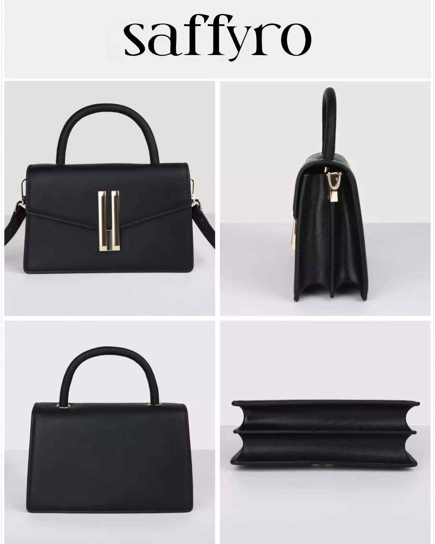 Bolsa Feminina Cheson Feminina Alça Transversal Preta