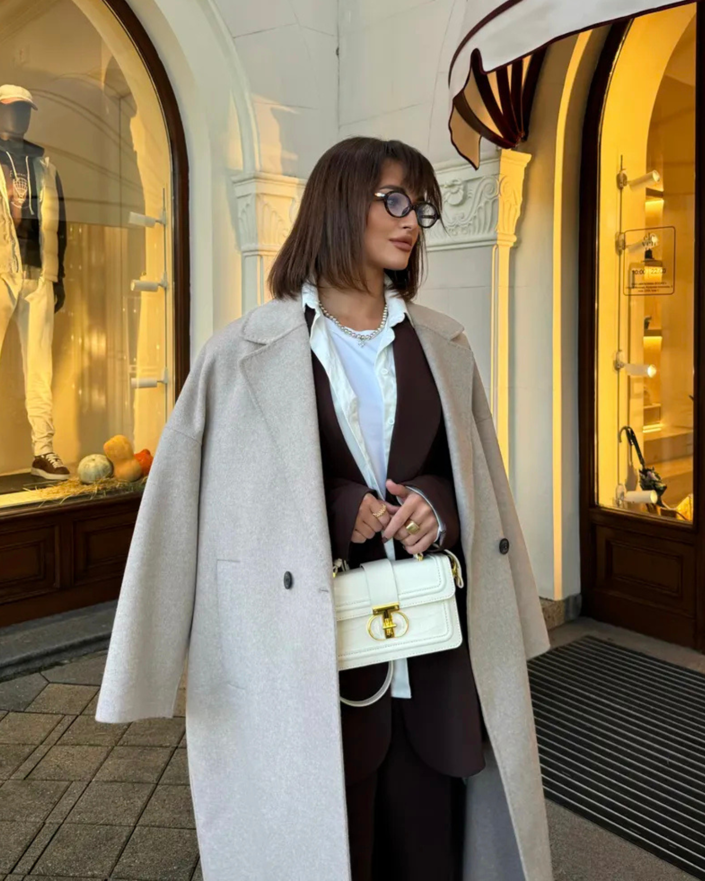 Bolsa Feminina Branca De Couro Legítimo Beneva