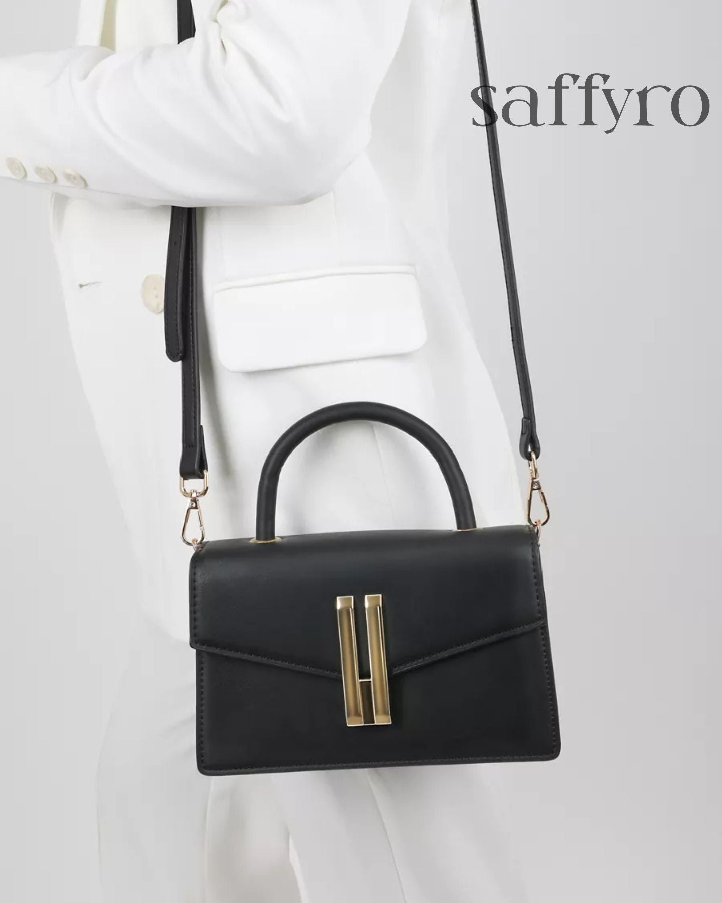 Bolsa Feminina Cheson Feminina Alça Transversal Preta