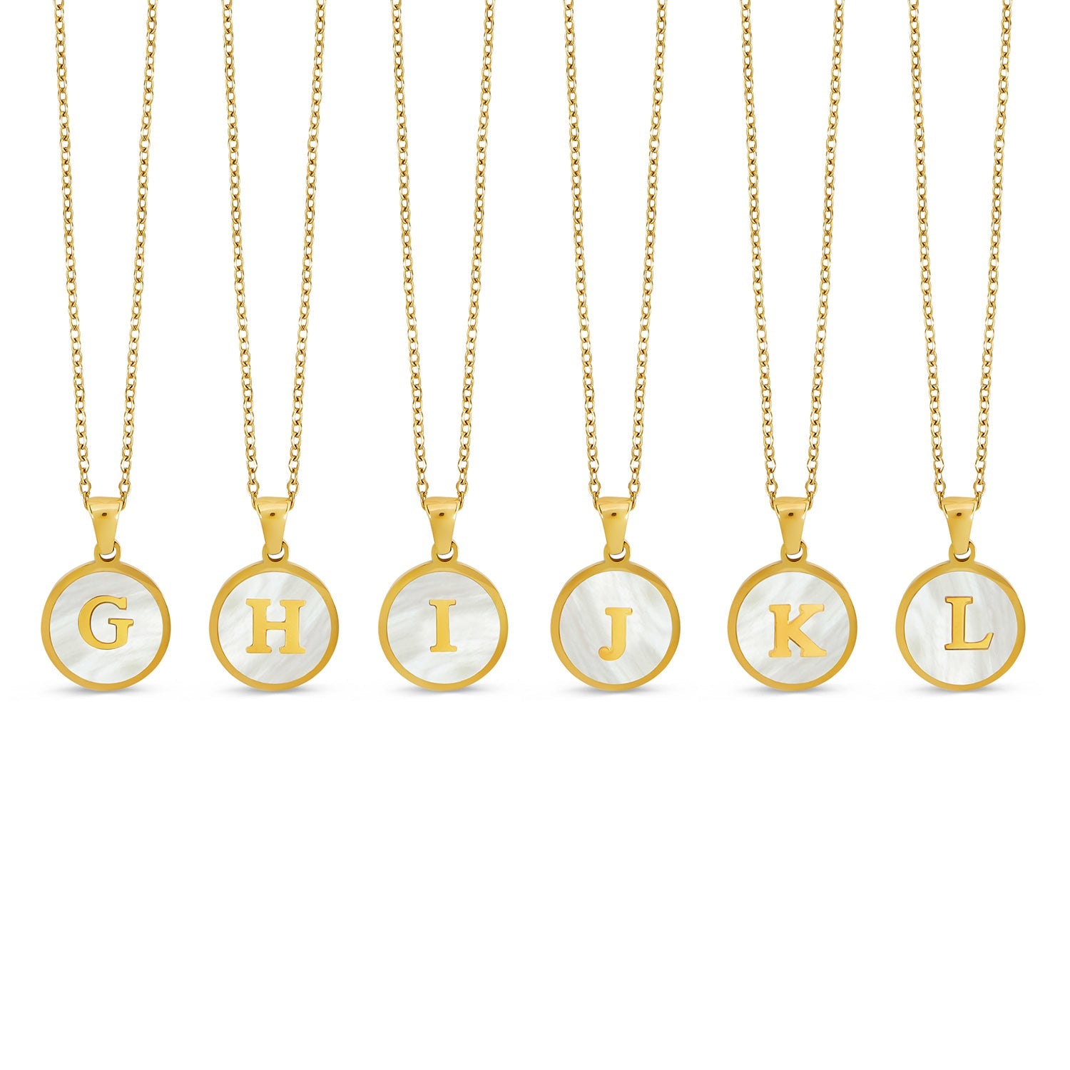 Colar Inicial Marmor Banhado Ouro 18K