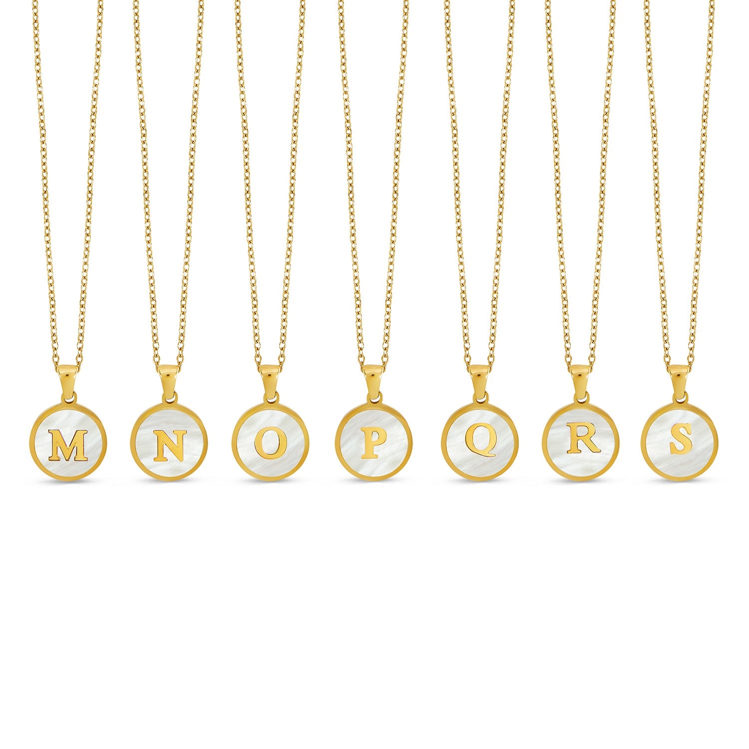 Colar Inicial Marmor Banhado Ouro 18K