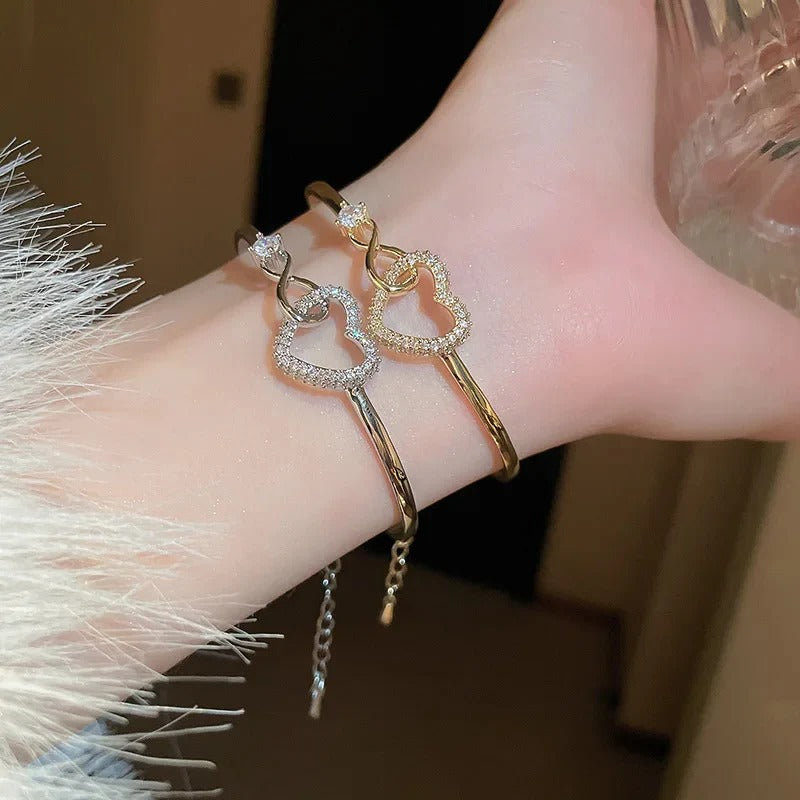 Pulseira Amor Infinito Banhado Ouro 18K