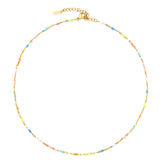 Colar Rainbow Banhado Ouro 18K