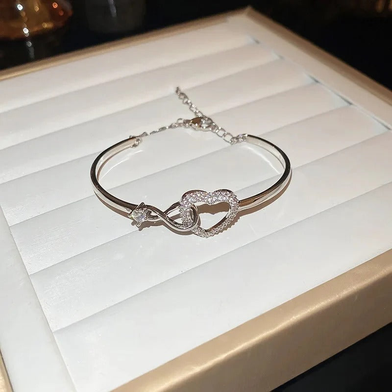 Pulseira Amor Infinito Para Sempre no Meu Coração - Compre 1 Leve 2