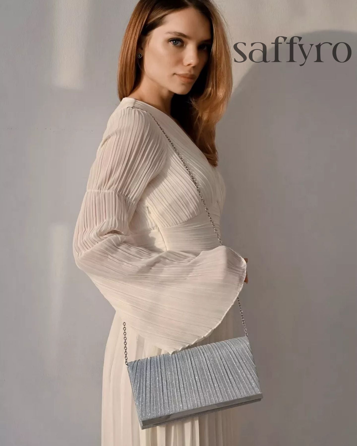 Bolsa Feminina Clutch Carteira para Festas Brilhante