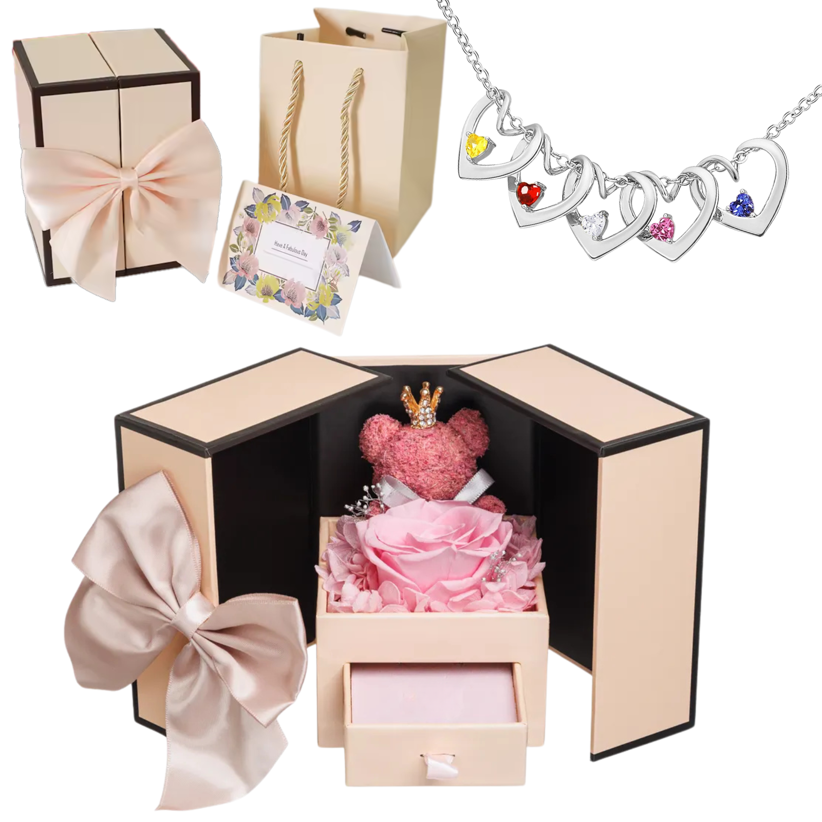 Colar Amor Eterno Personalizável - Nome e Mês de Aniversário