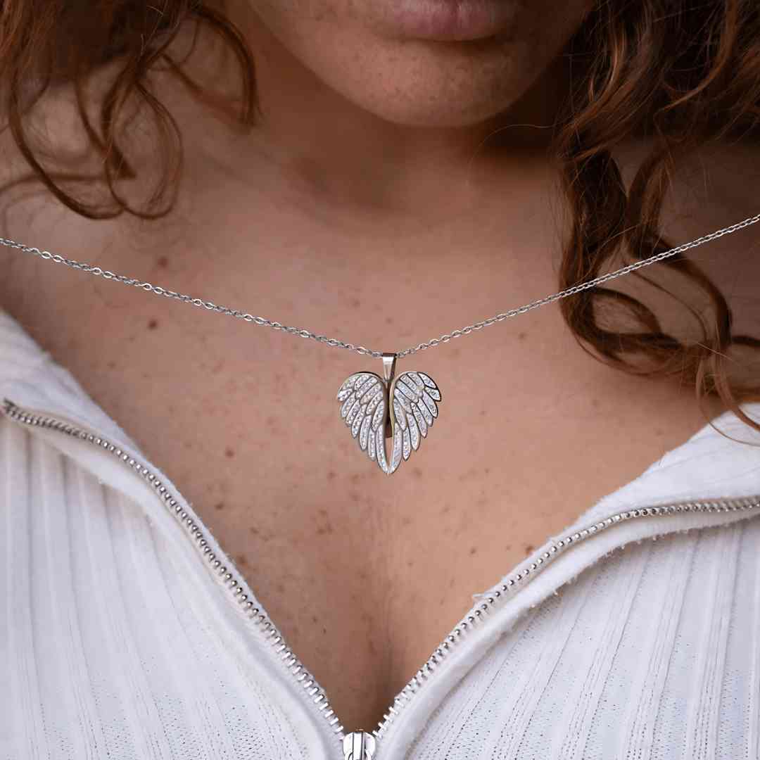 Colar Feminino Anjo Personalizável
