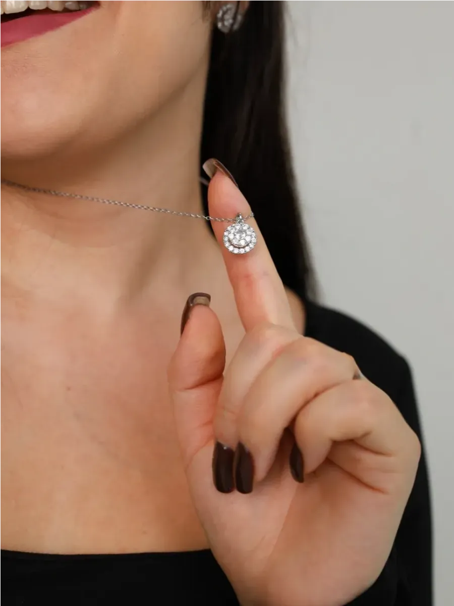 Conjunto de Joias Brilhante + Caixa Rosas Eternas