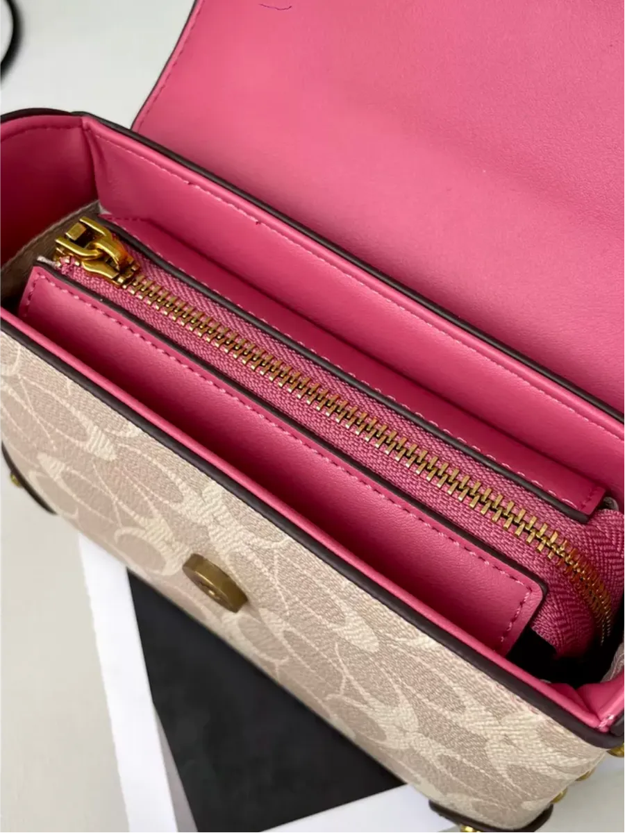 Bolsa Feminina de Luxo Couro Genuíno Scarlet