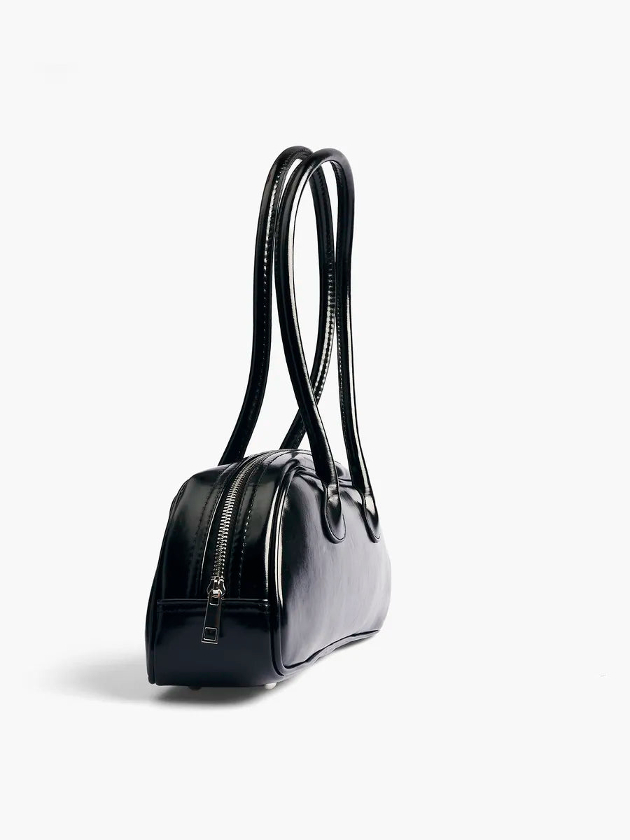 Bolsa feminina baguete longa Cloé couro legitimo