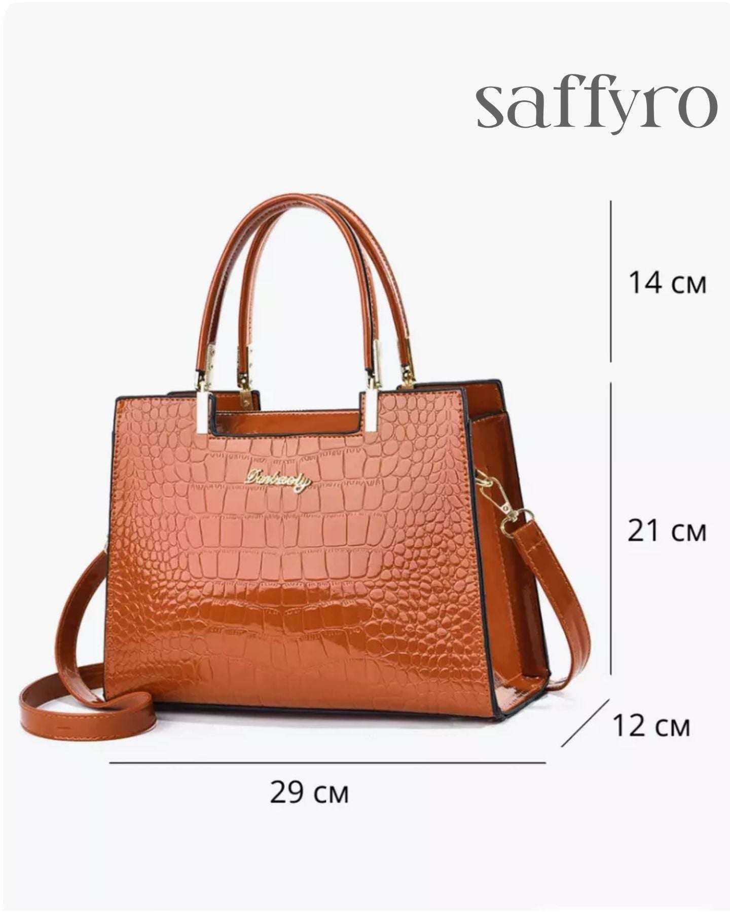 Bolsa Feminina Couro Legitimo Royal