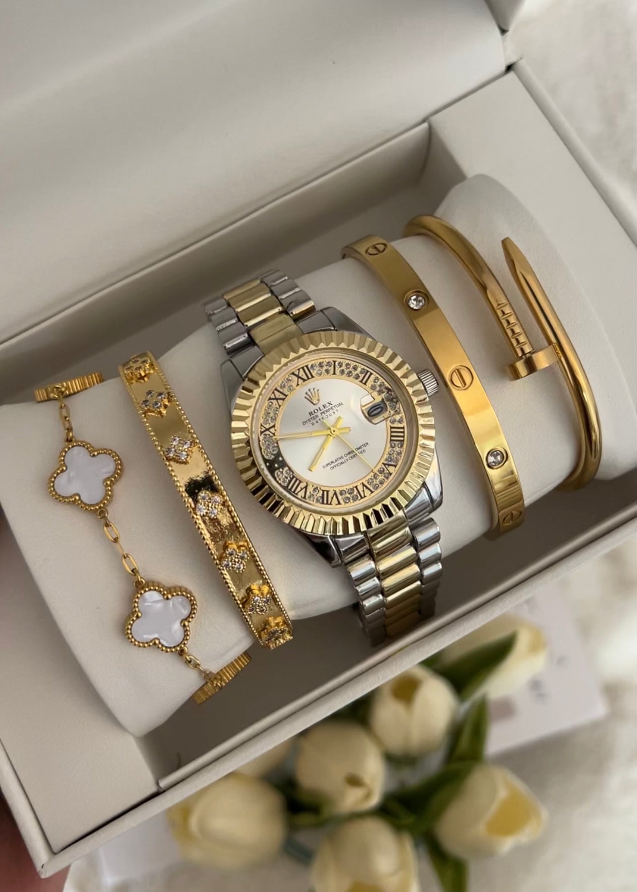 Mix Feminino Dourado Monaco