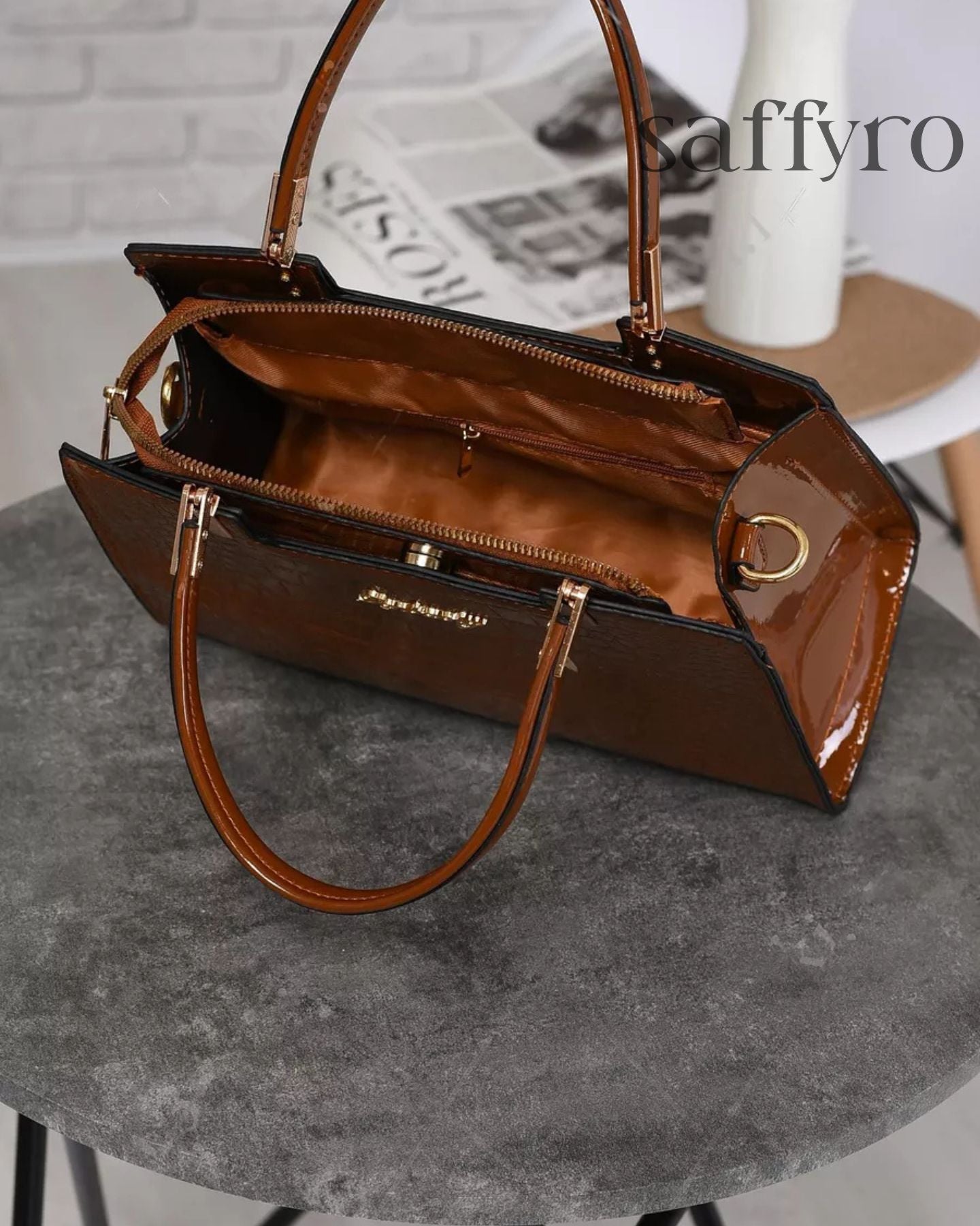 Bolsa Feminina Couro Legitimo Royal