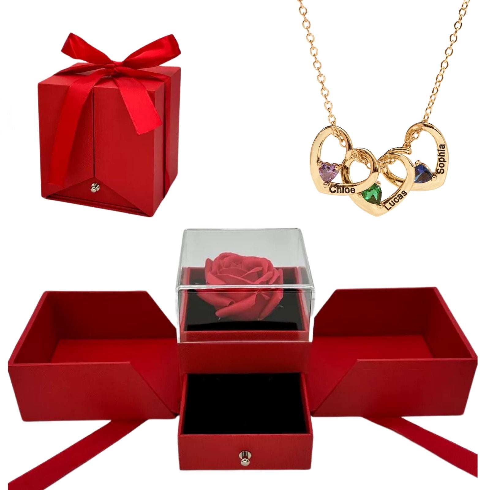Colar Amor de Mãe Personalizável - Nome e Mês de Aniversário