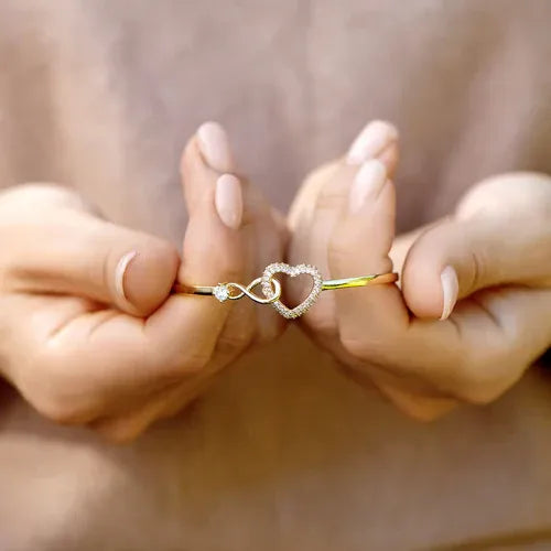 Pulseira Amor Infinito Para Sempre no Meu Coração - Compre 1 Leve 2