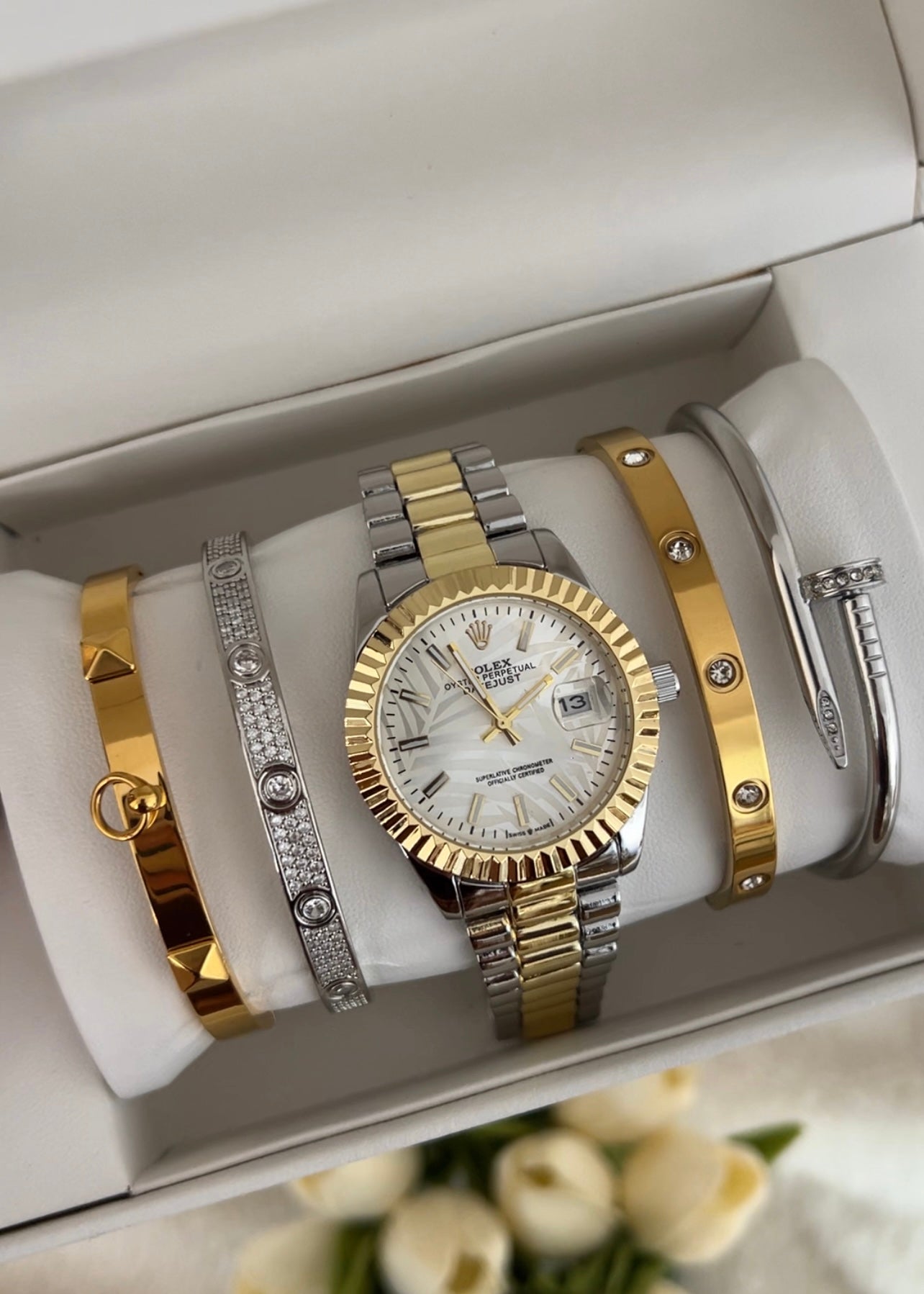 Mix Feminino Dourado - Prata