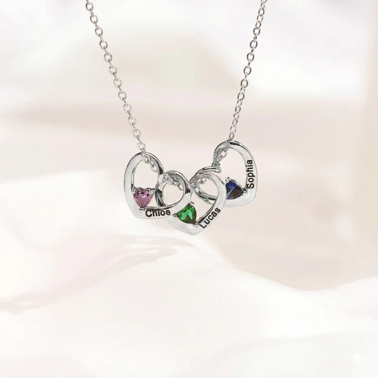 Colar Amor Eterno Personalizável - Nome e Mês de Aniversário