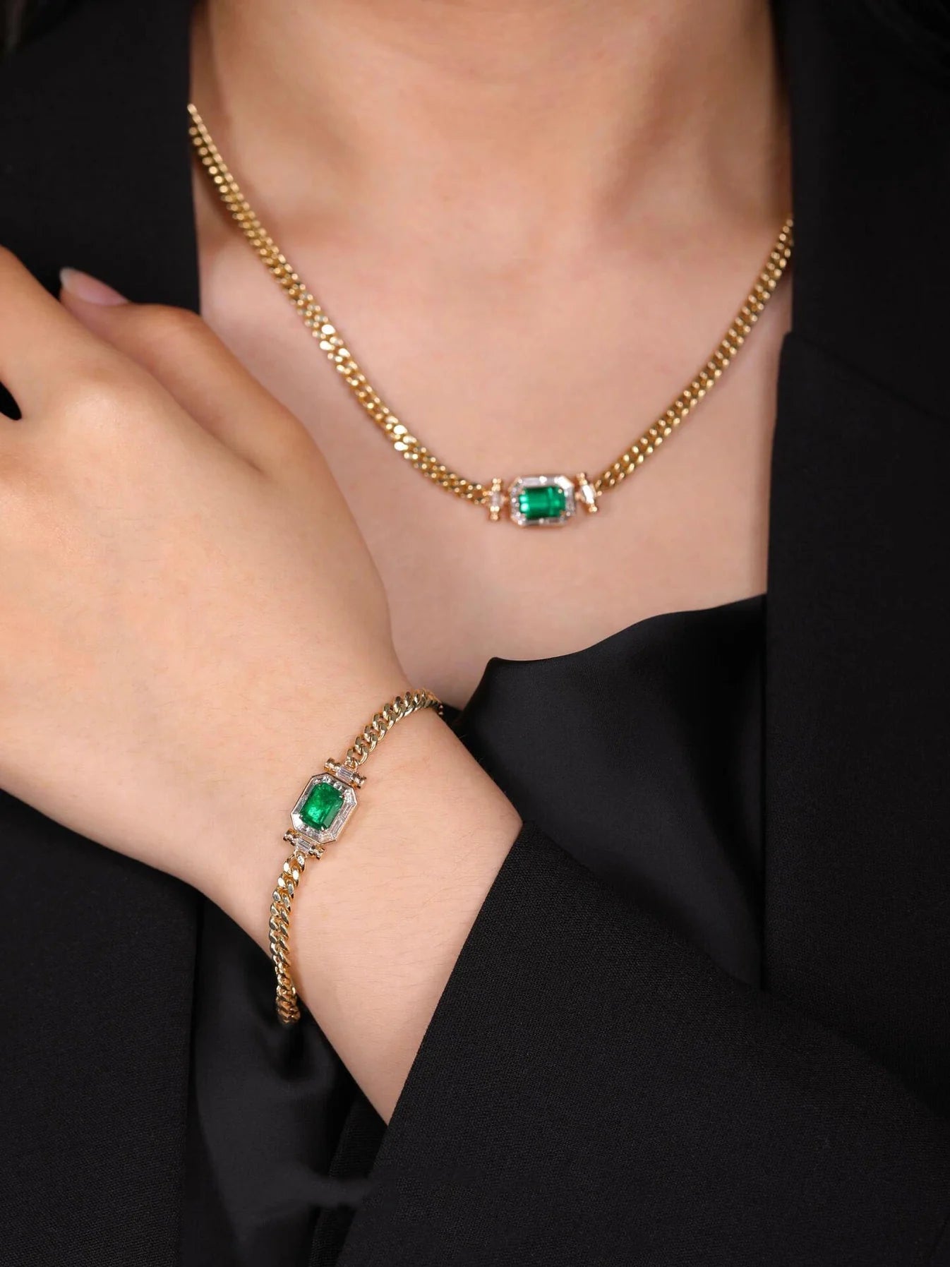 Conjunto Elegance Esmeralda