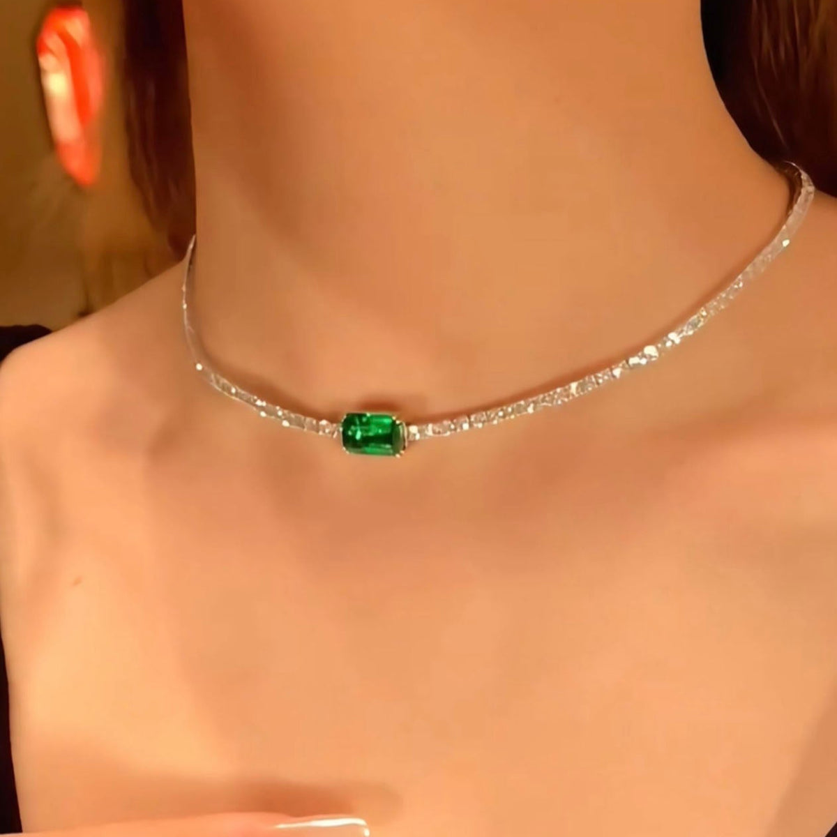 Conjunto Feminino Prata Colar Ernestina + Pulseira