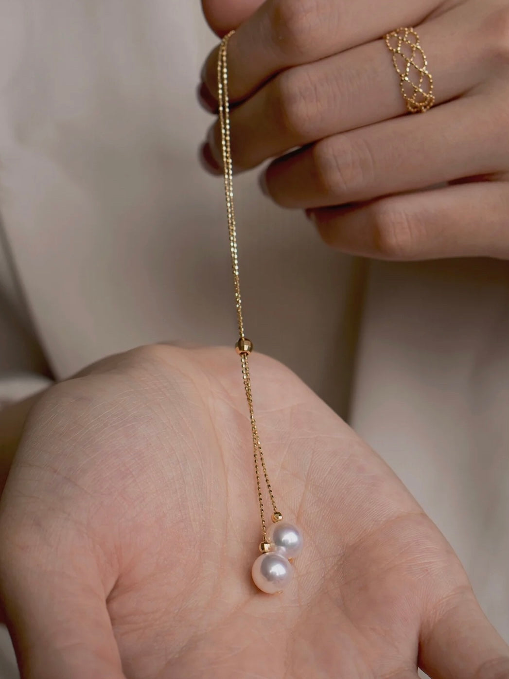 Colar de Perolas Pearl + Par de Brincos Pearl