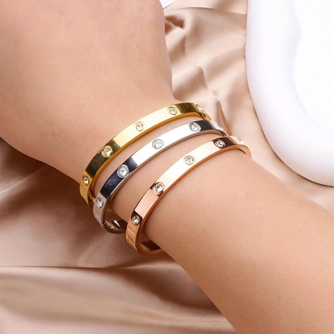 Pulseira Feminina Pontos de Luz