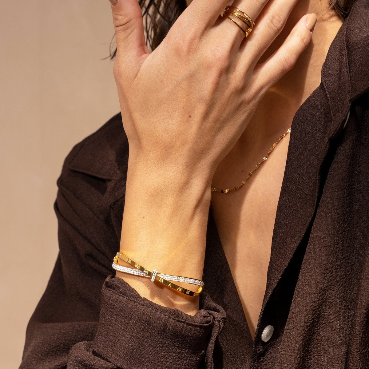Pulseira Feminina Riviera - Ouro