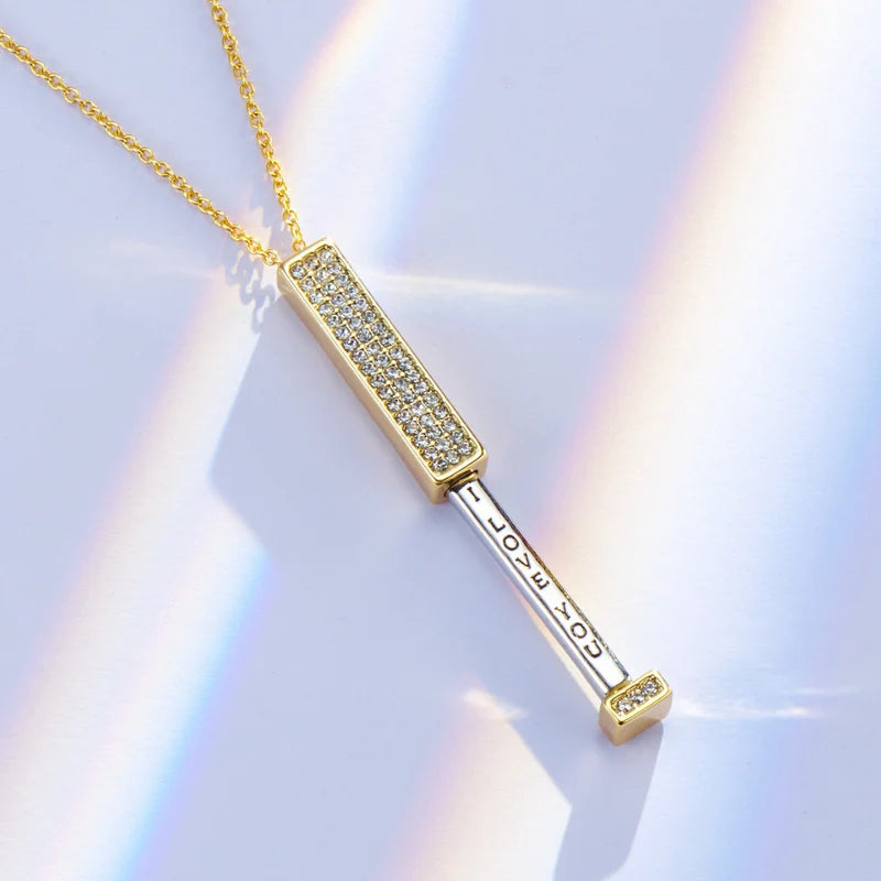Colar I Love You Banhado Ouro 18K