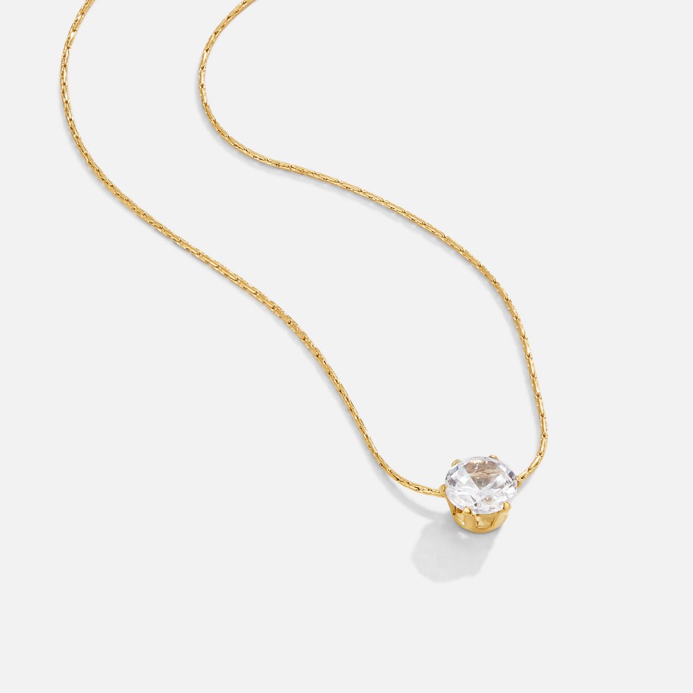 Colar Feminino Dourado de Gota