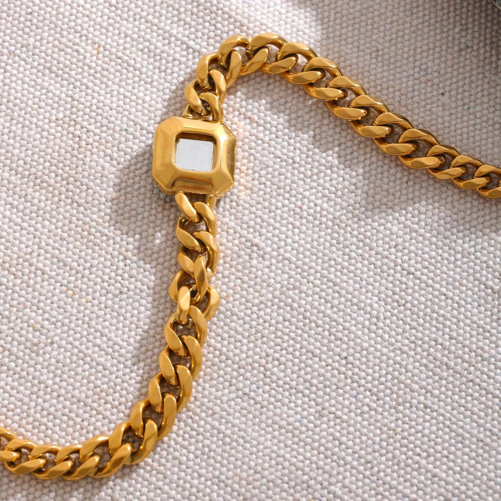 Colar Feminino Esmeralda Gold