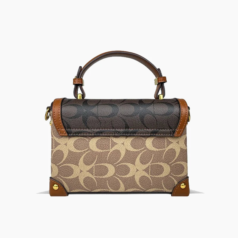Bolsa Feminina de Luxo Couro Genuíno Scarlet
