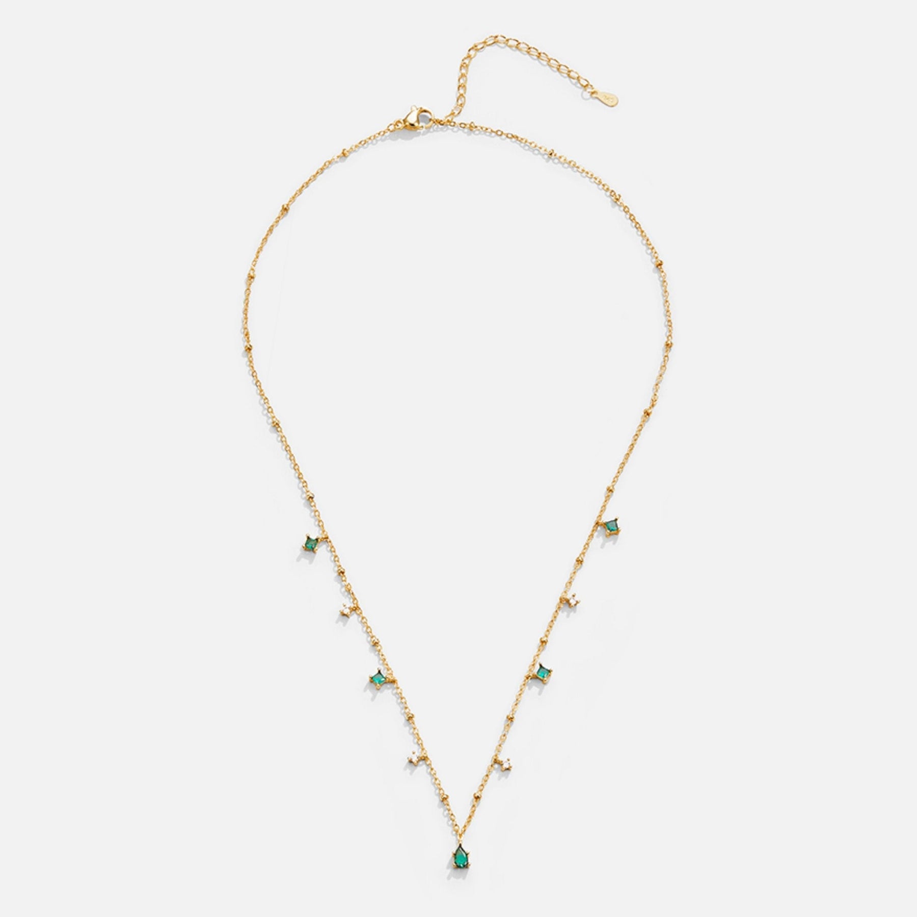 Colar Feminino Dourado Cristal