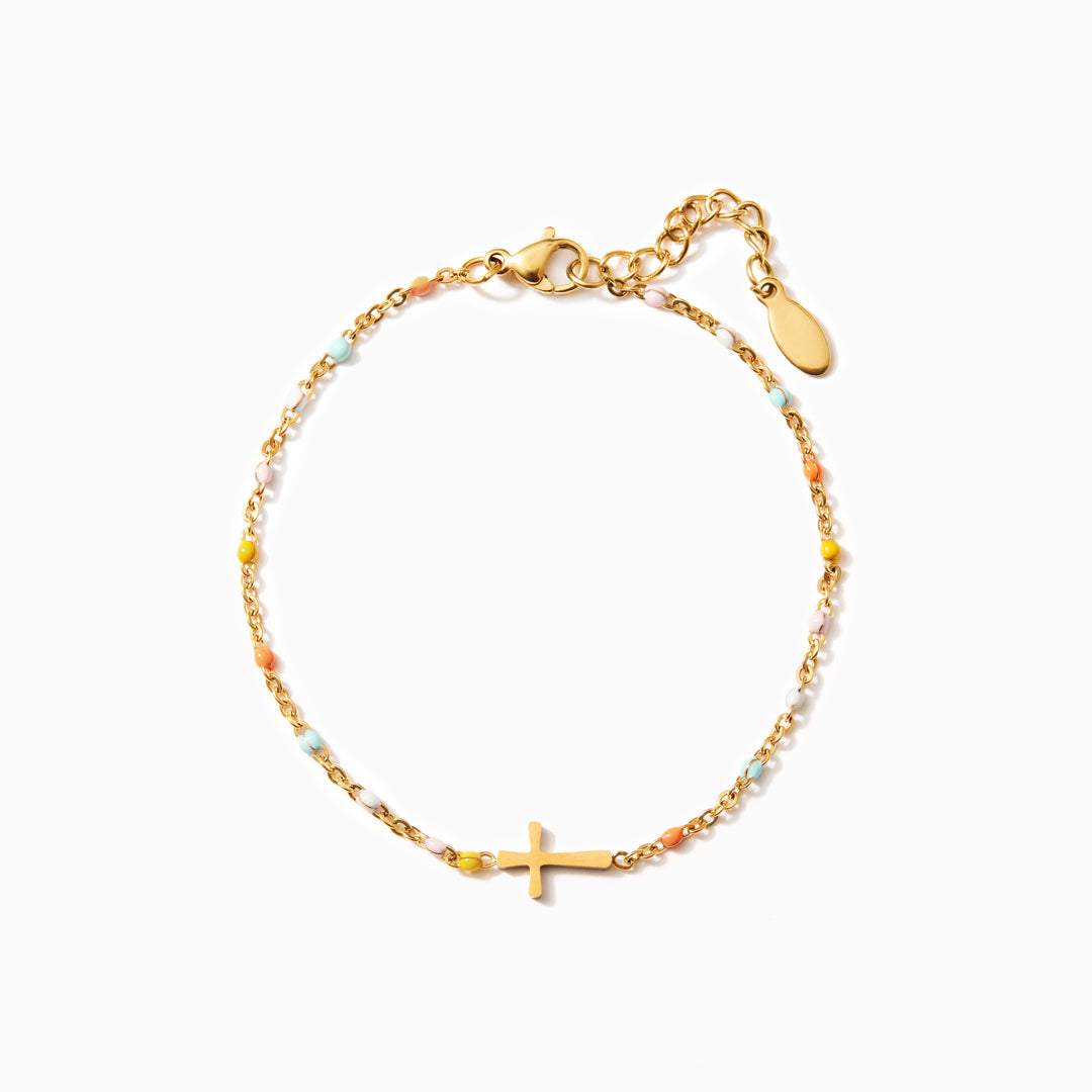 Pulseira Feminina Cruz