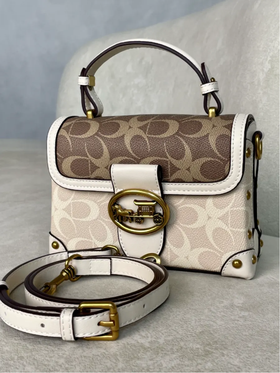 Bolsa Feminina de Luxo Couro Genuíno Scarlet