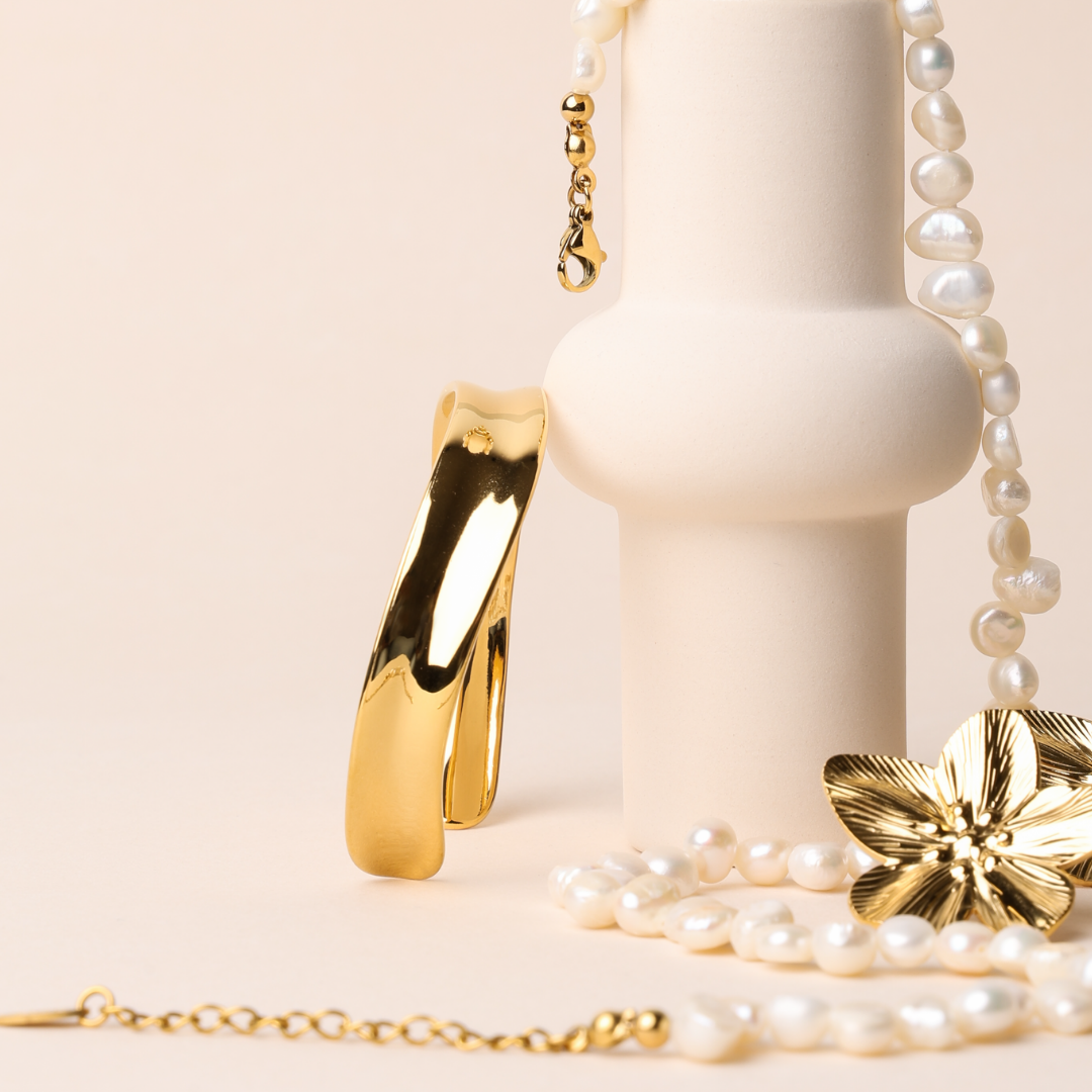 Bracelete Sol Banhado Ouro 18K