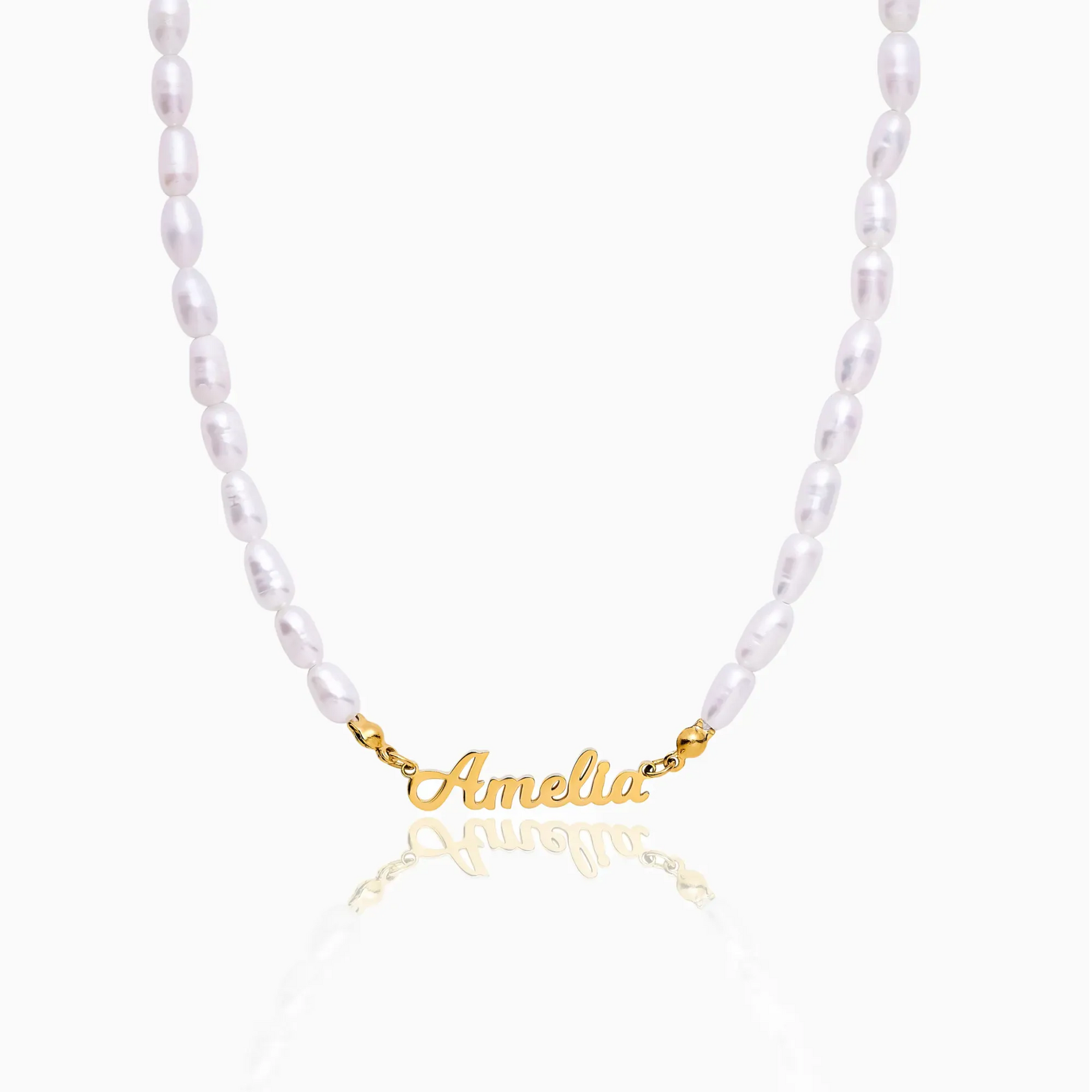 Colar de Pérolas Personalizado com Nome