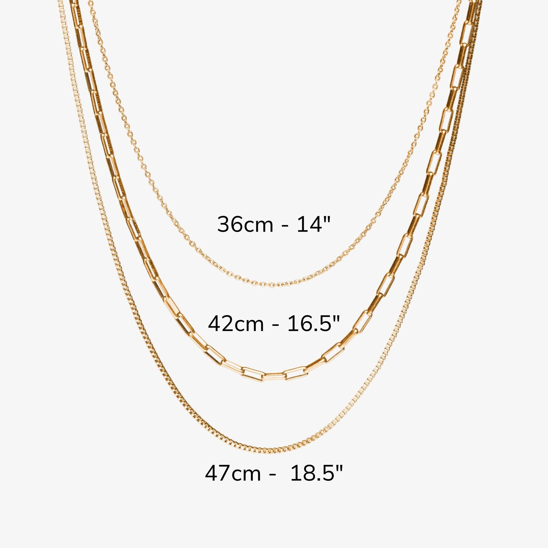 Colar Soana 3 Camadas Banhado Ouro 18K