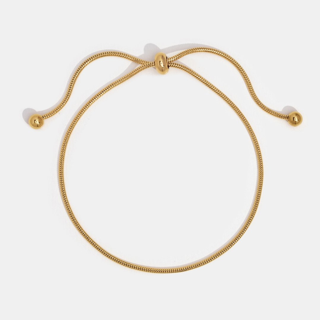 Pulseira Feminina Dourada Nó