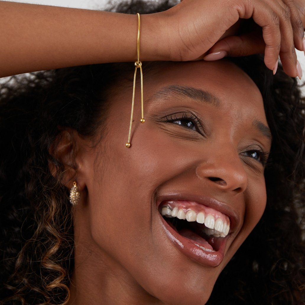Pulseira Feminina Dourada Nó