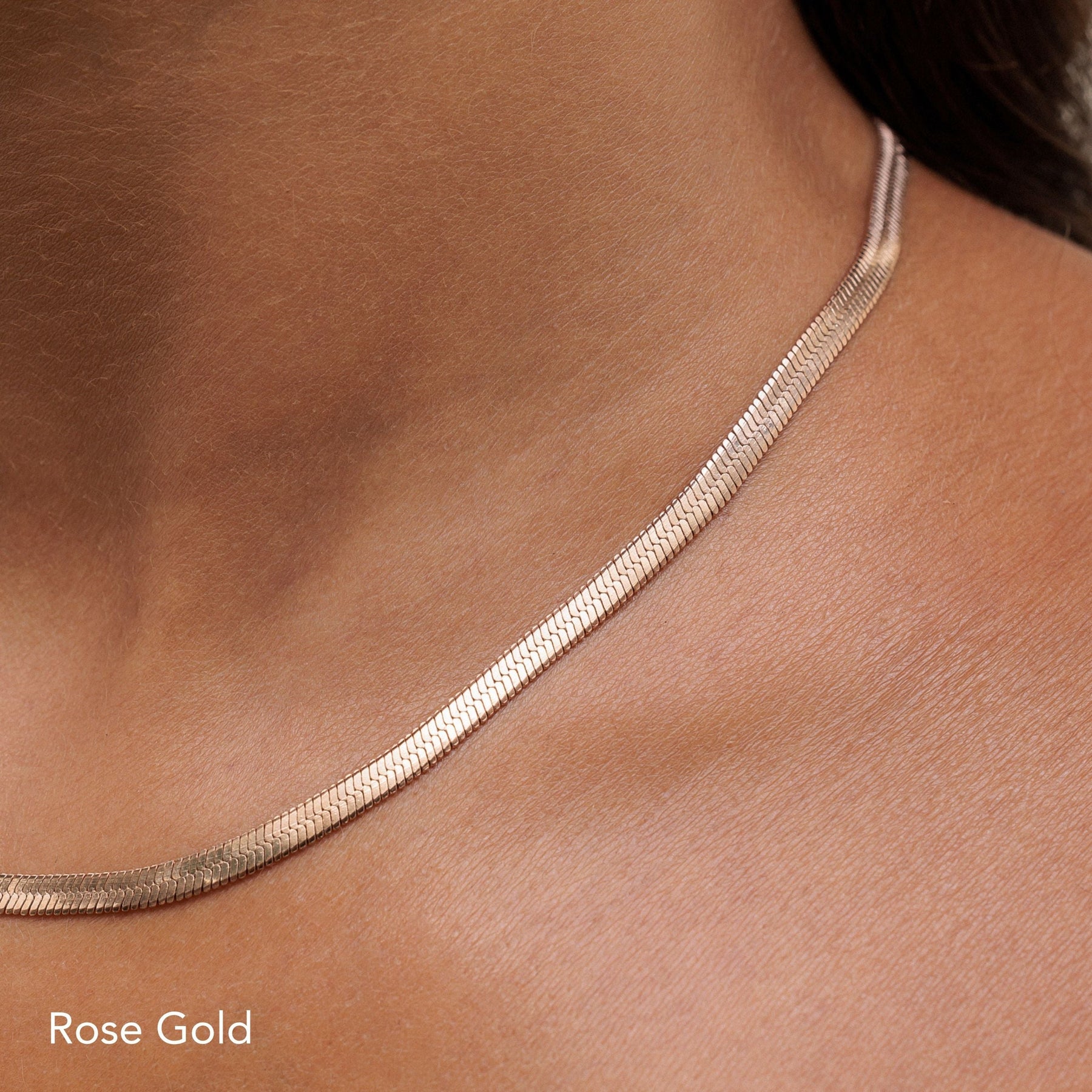Colar Slim Snake Banhando Ouro 18K