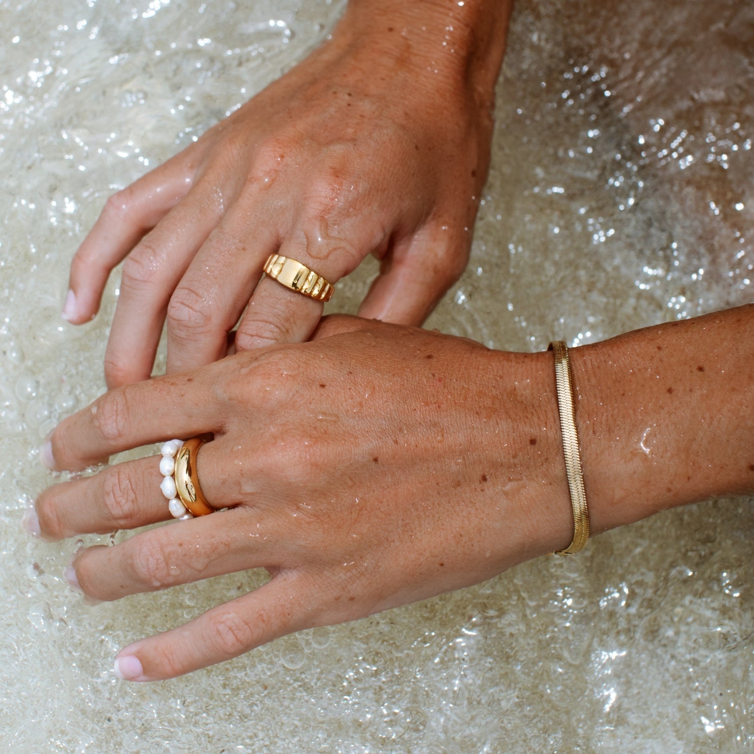 Bracelete Slim Banhado Ouro 18K