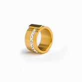 Anel Liguria Banhado Ouro 18K