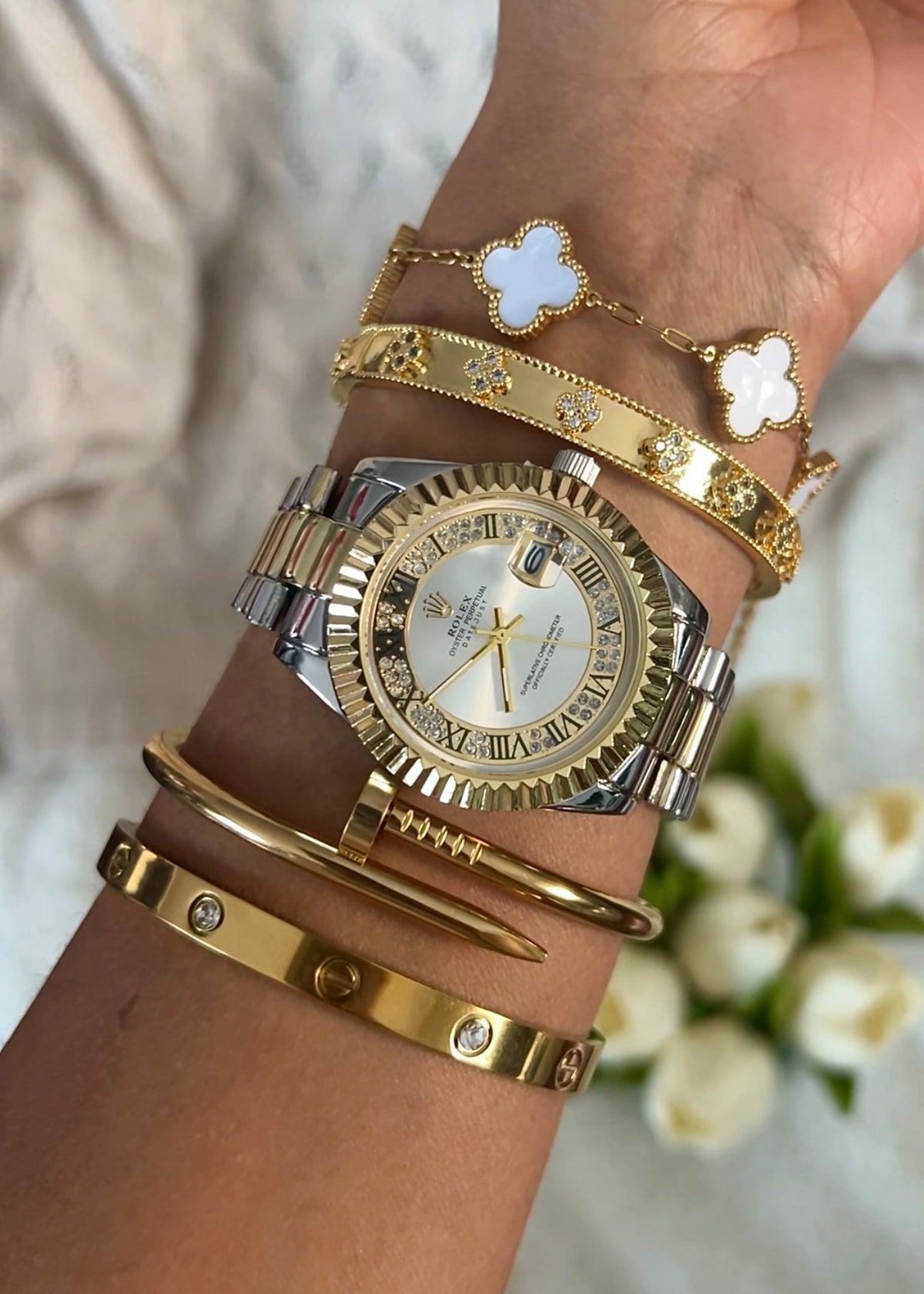 Mix Feminino Dourado Monaco