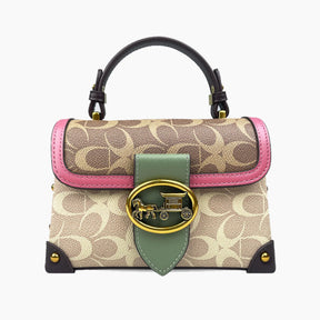 Bolsa Feminina de Luxo Couro Genuíno Scarlet