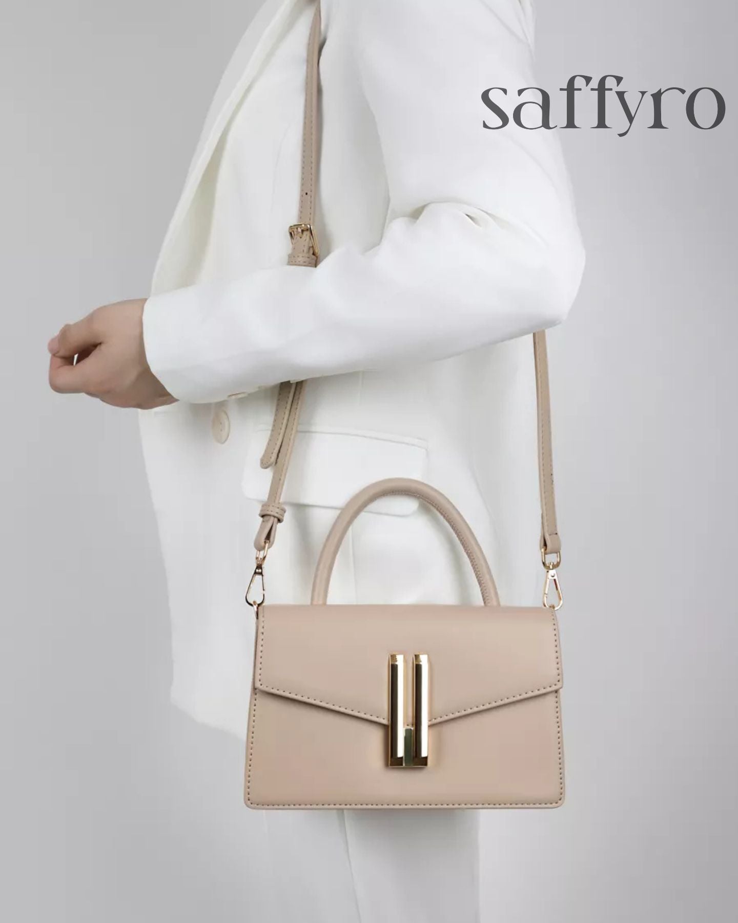 Bolsa Feminina Cheson Feminina Alça Transversal Branca